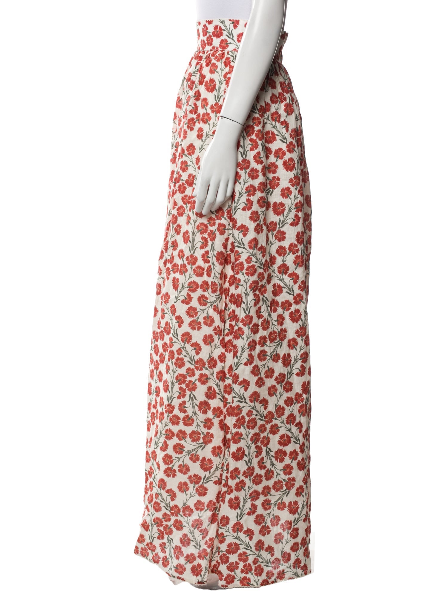 Agua by Agua Bendita Linen Long Skirt