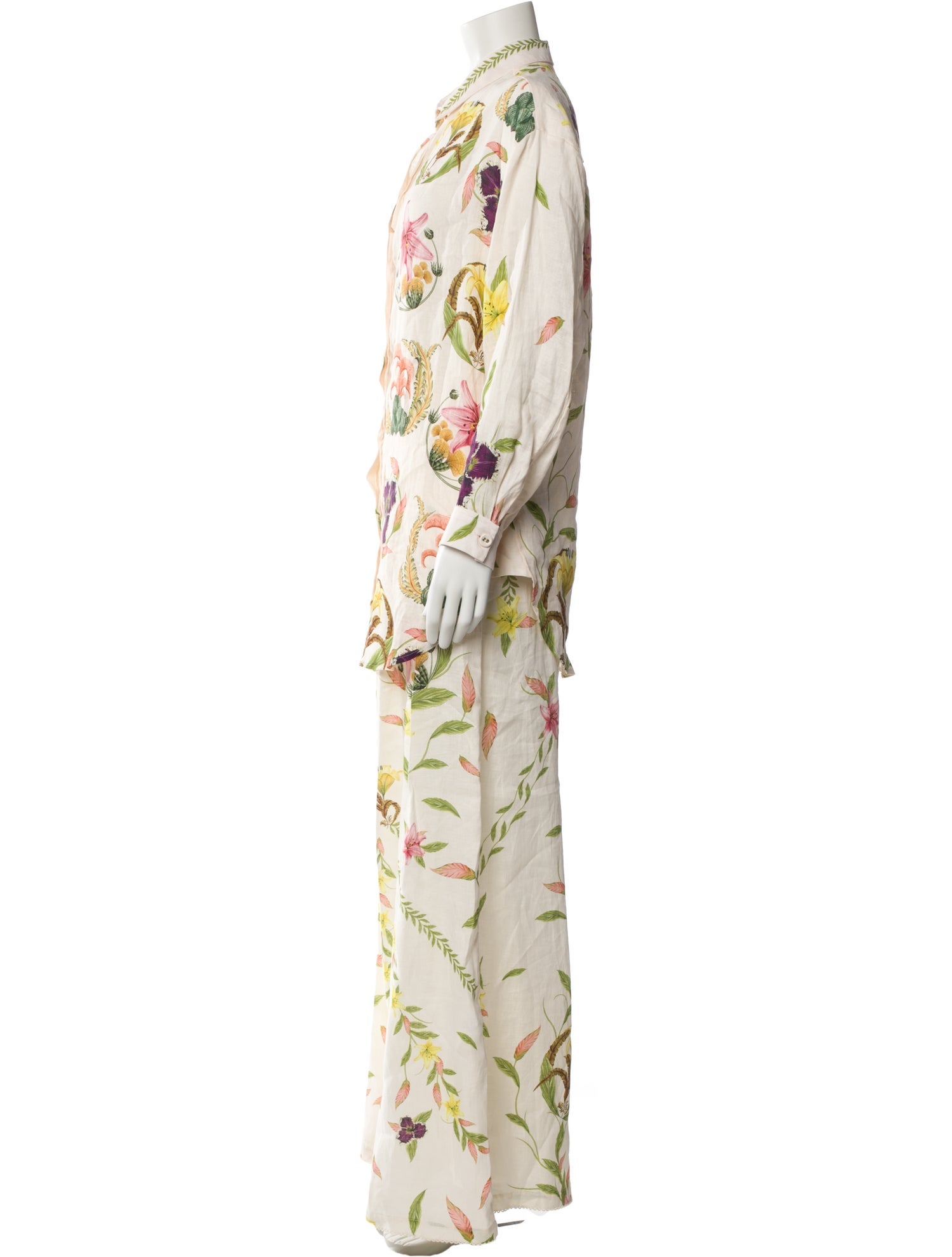 Agua by Agua Bendita Linen Printed Pant Set