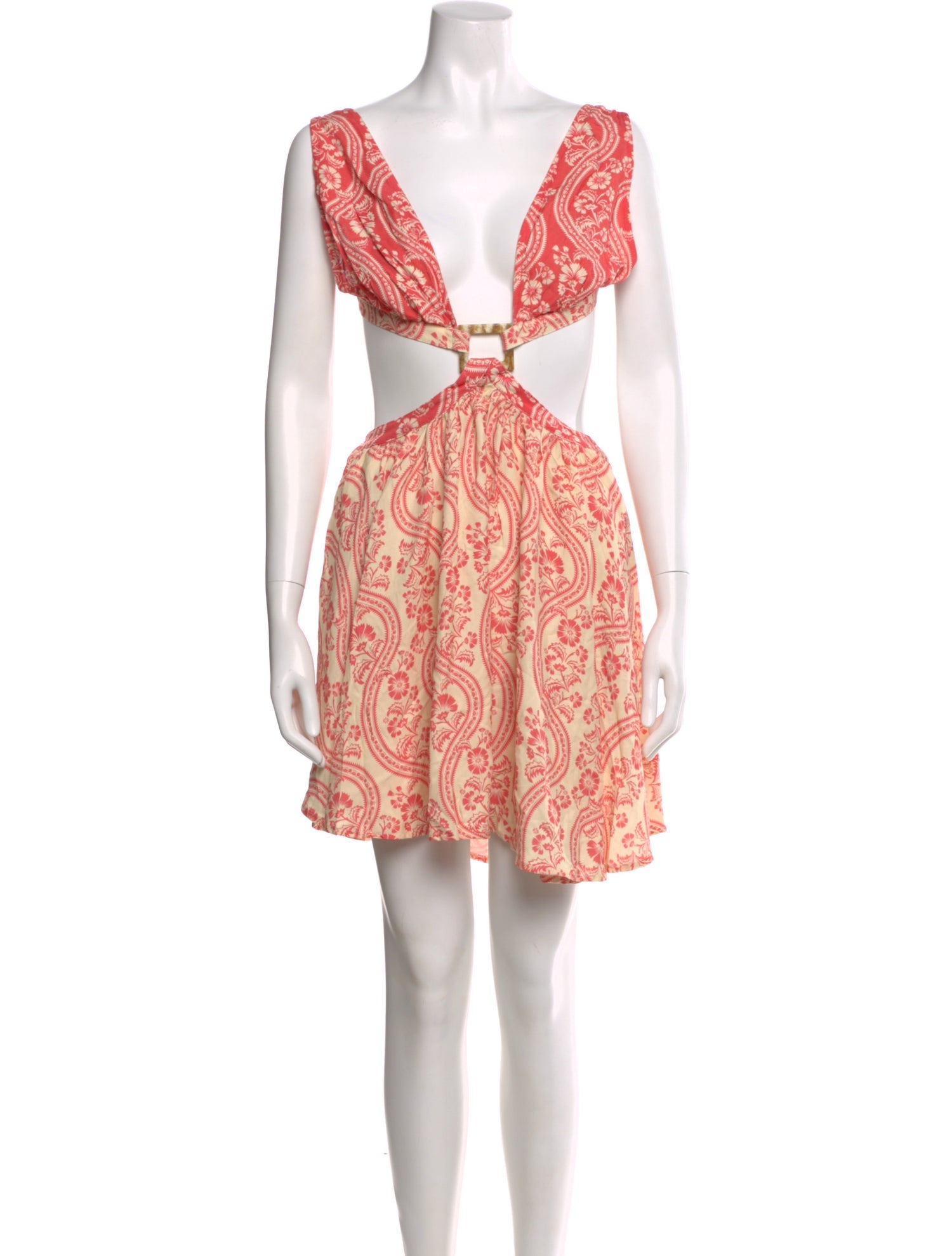 Agua Bendita Paisley Print Long Dress w/ Tags