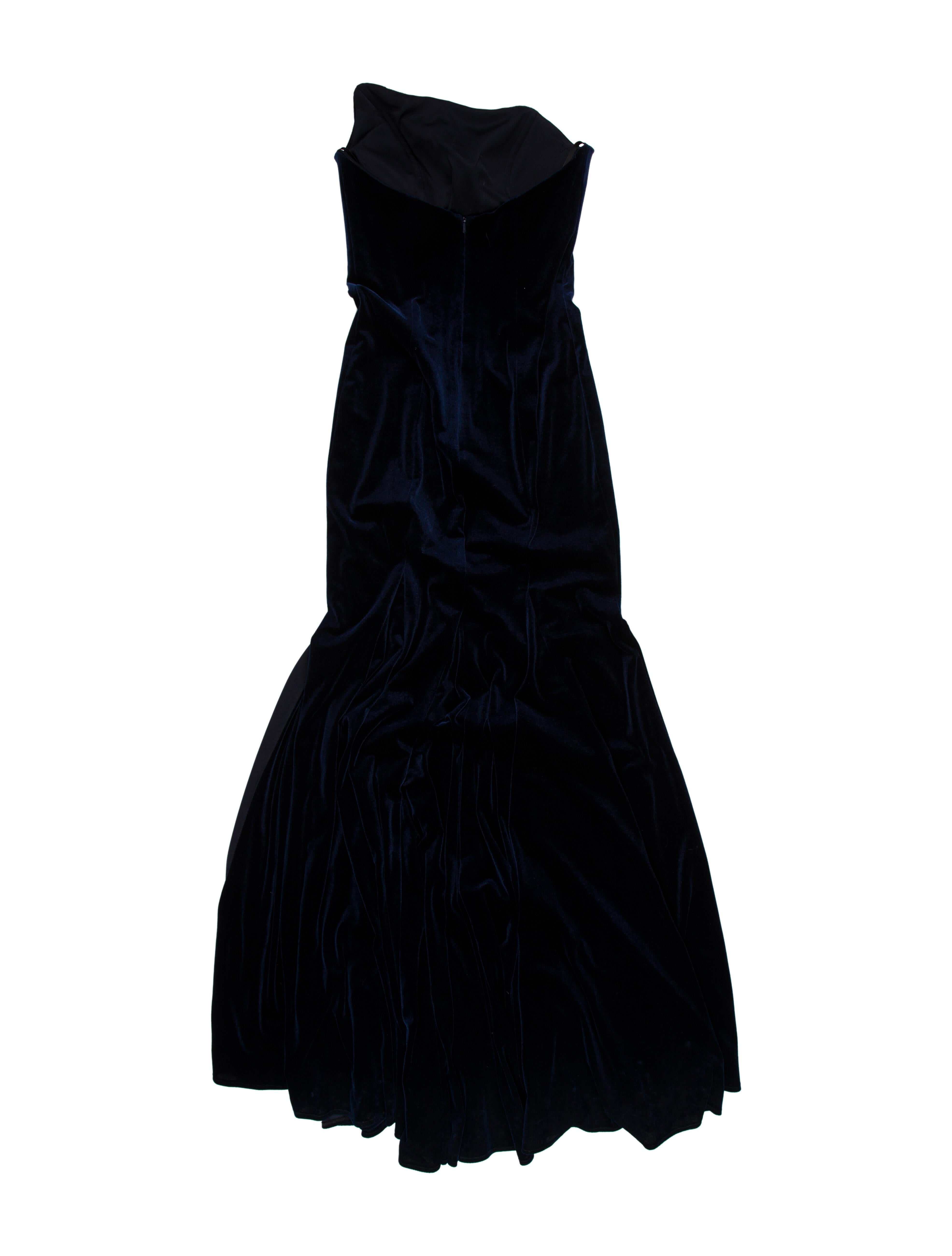 Strapless Long Dress (back)