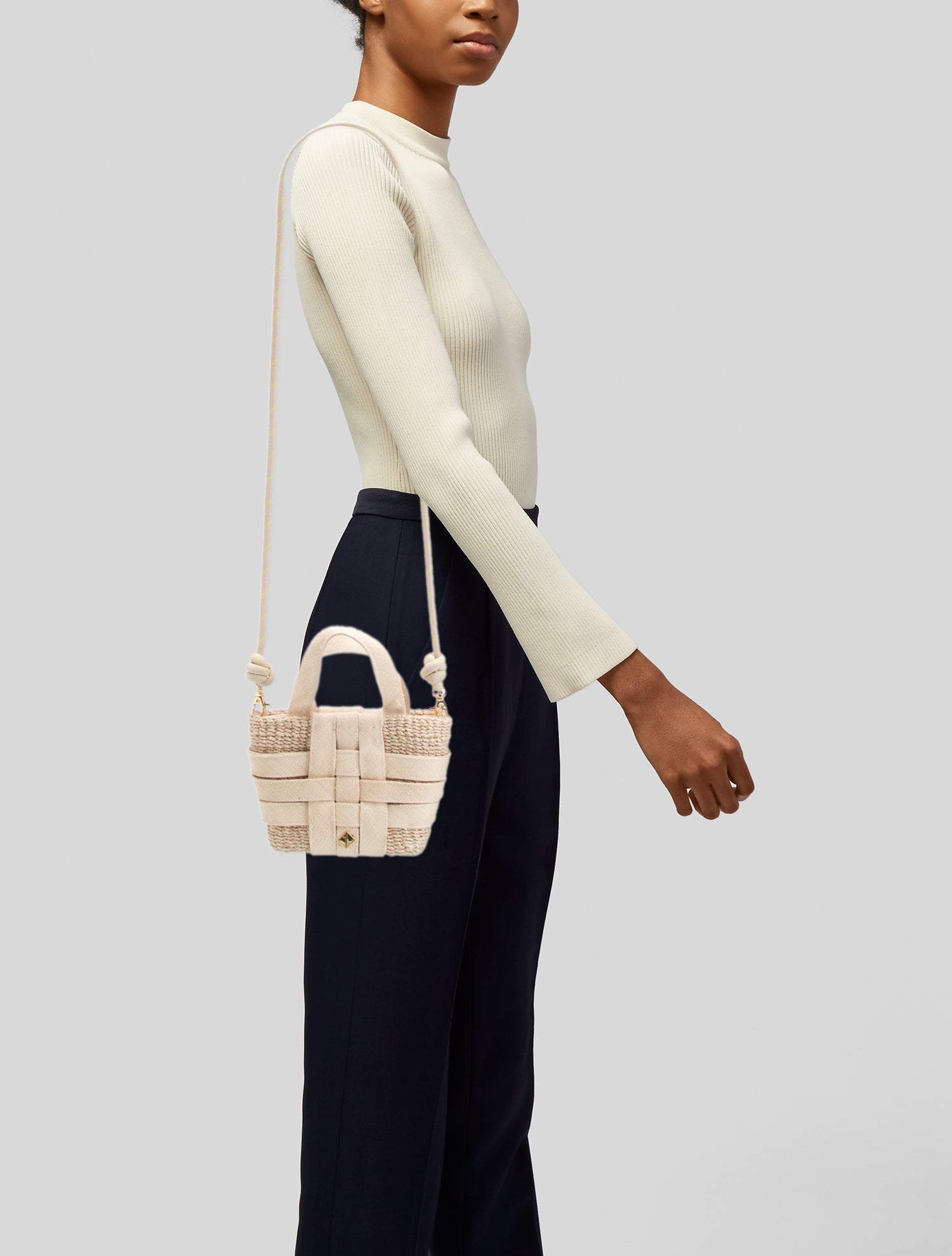 Aranaz Bamboo Crab Crossbody Bag - Brown Crossbody Bags