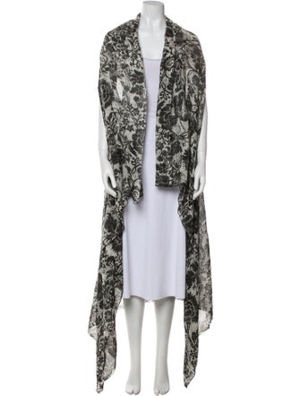 Area Di Barbara Bologna Wool Printed Robe