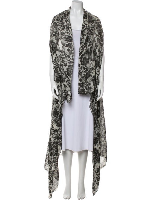 Area Di Barbara Bologna Wool Printed Robe