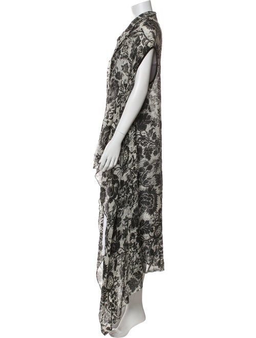 Area Di Barbara Bologna Wool Printed Robe