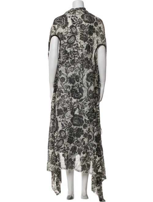 Area Di Barbara Bologna Wool Printed Robe