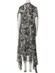 Area Di Barbara Bologna Wool Printed Robe