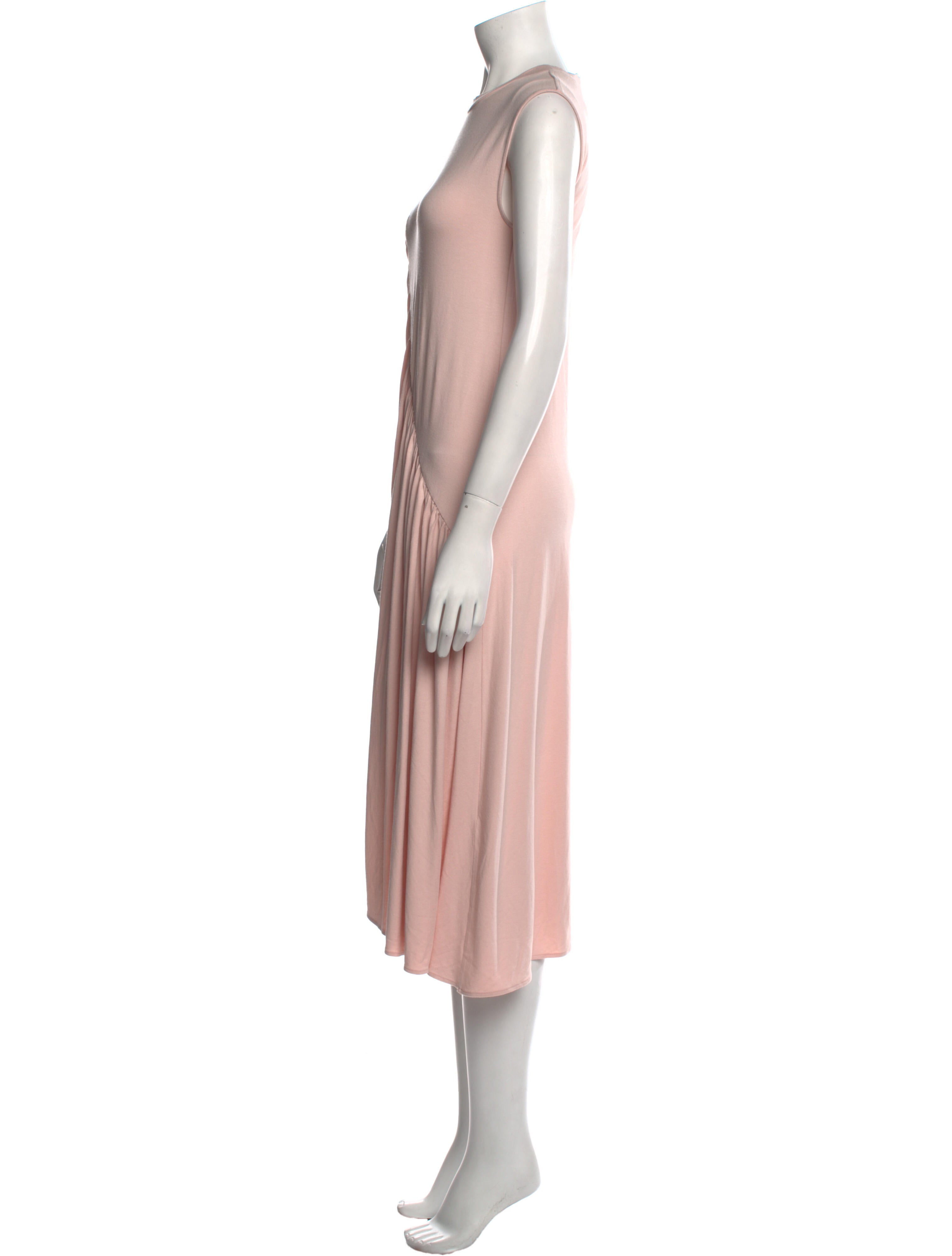 Arias Crew Neck Midi Length Dress