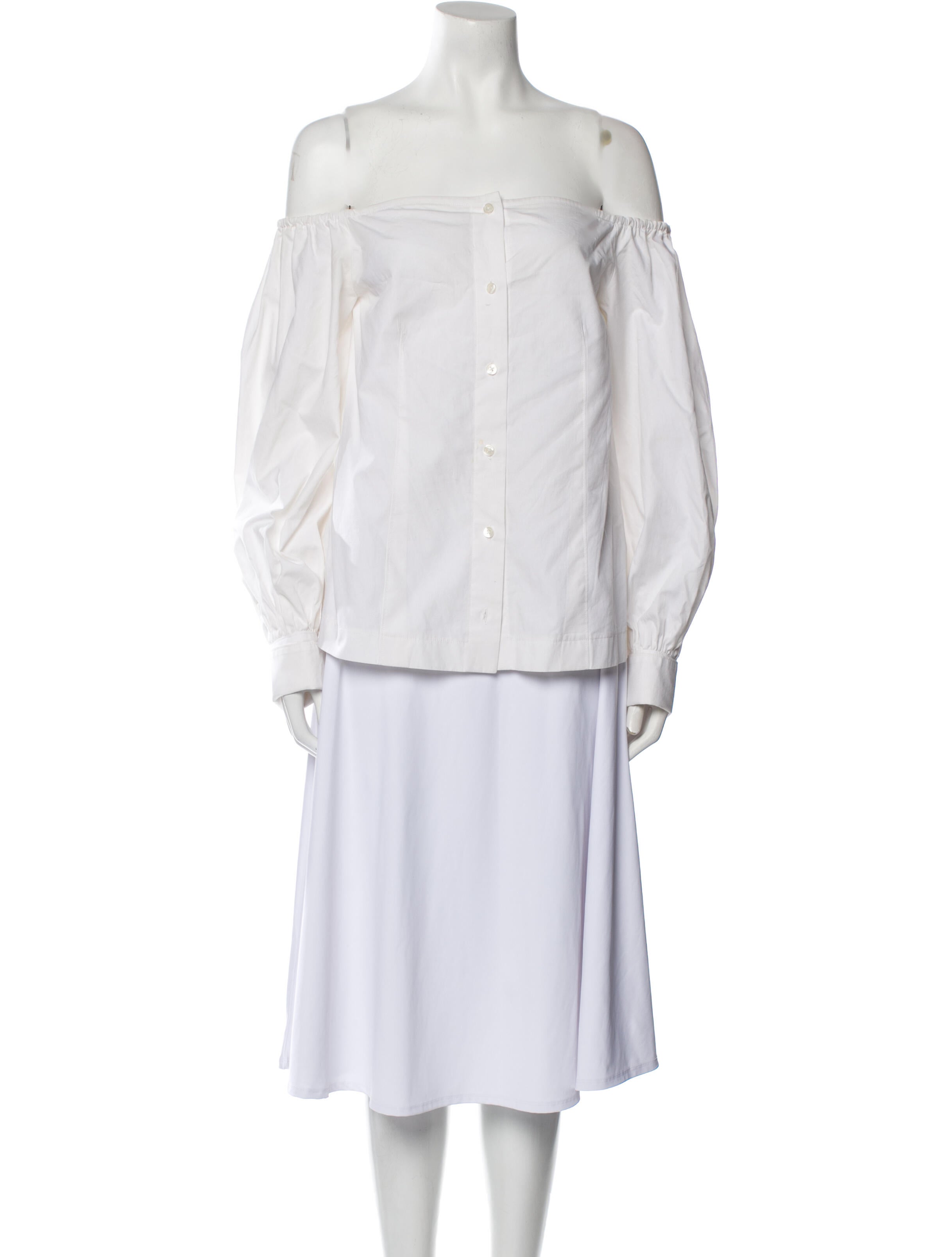 Arias Square Neckline Long Sleeve Tunic