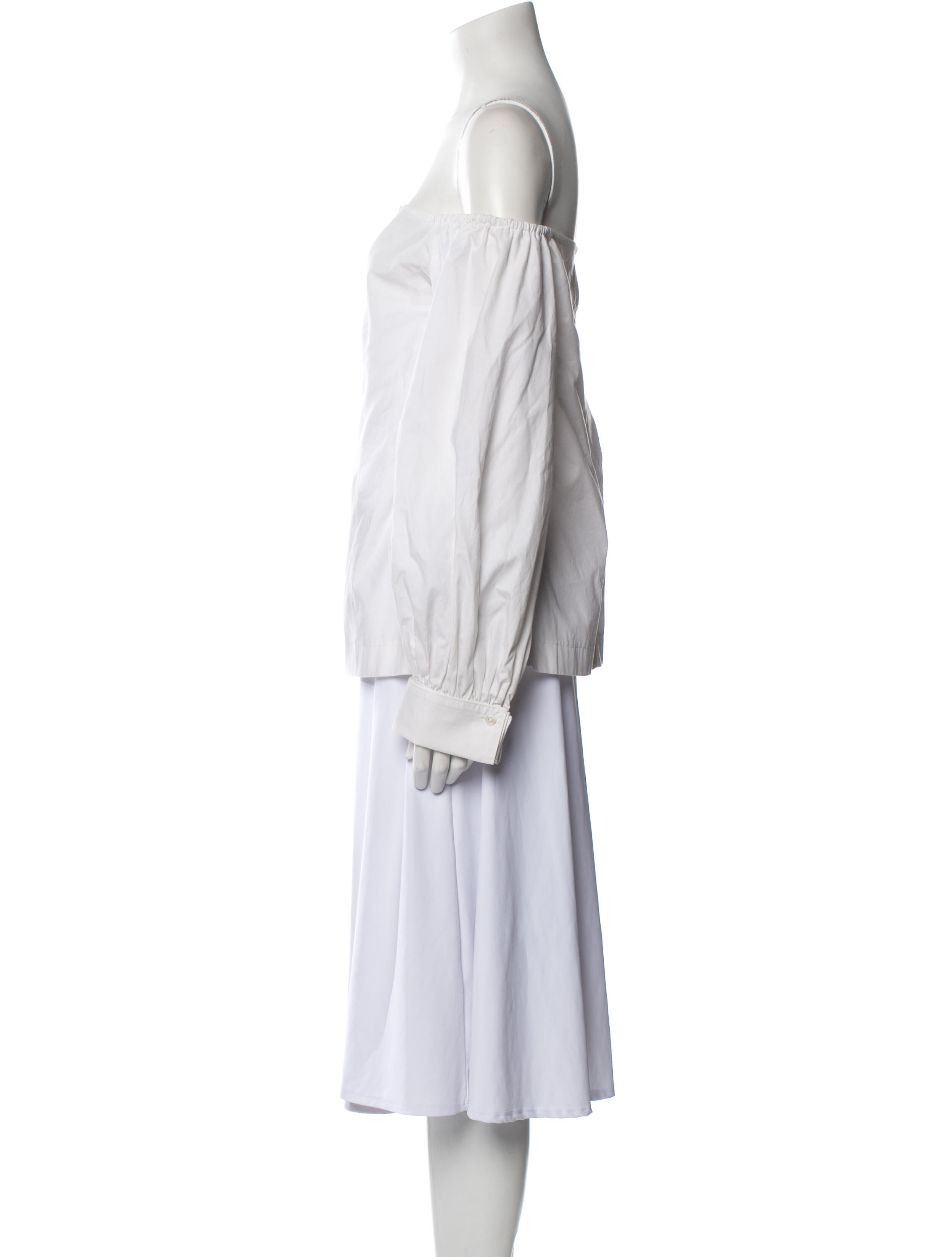 Arias Square Neckline Long Sleeve Tunic