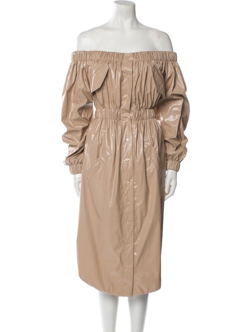 Arias Off-The-Shoulder Midi Length Dress