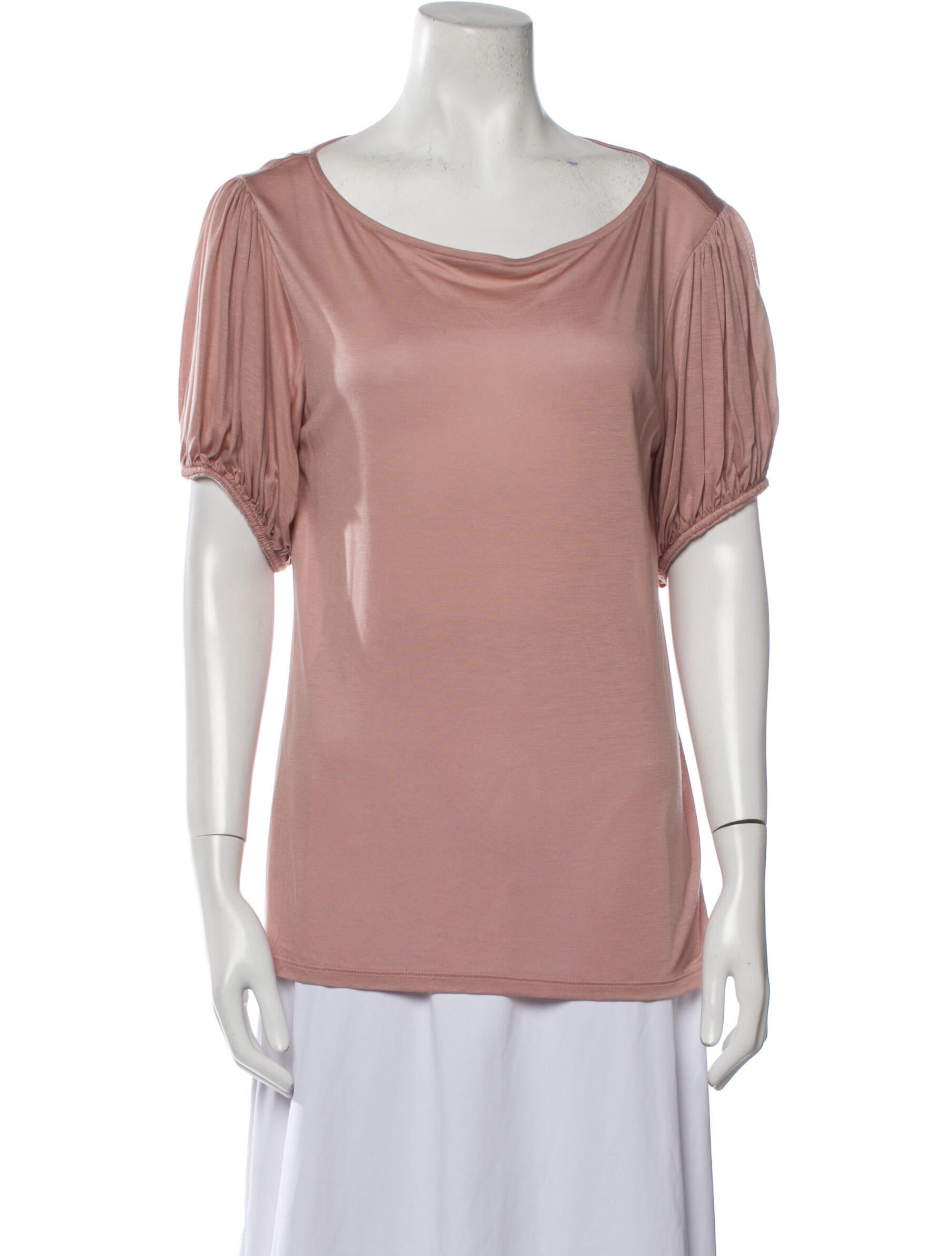 Arias Bateau Neckline Short Sleeve T-Shirt