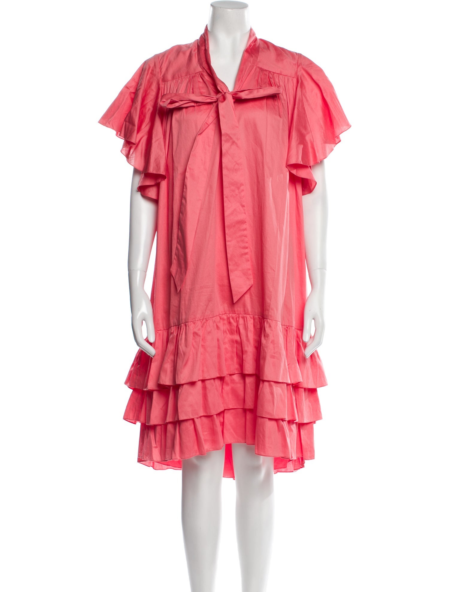 Arias V-Neck Midi Length Dress