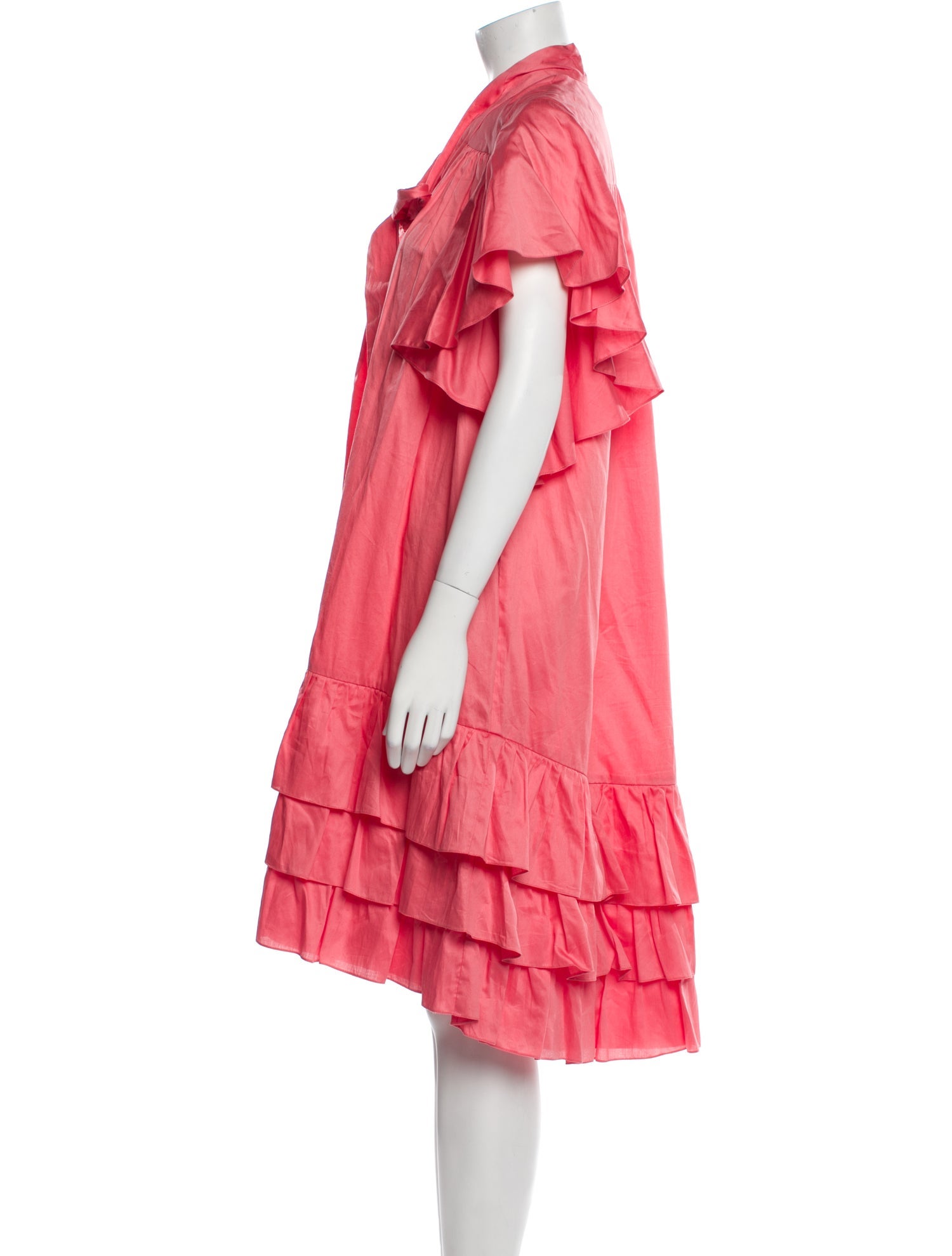 Arias V-Neck Midi Length Dress