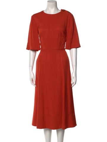 Arias Dresses Crew Neck Midi Length Dress S