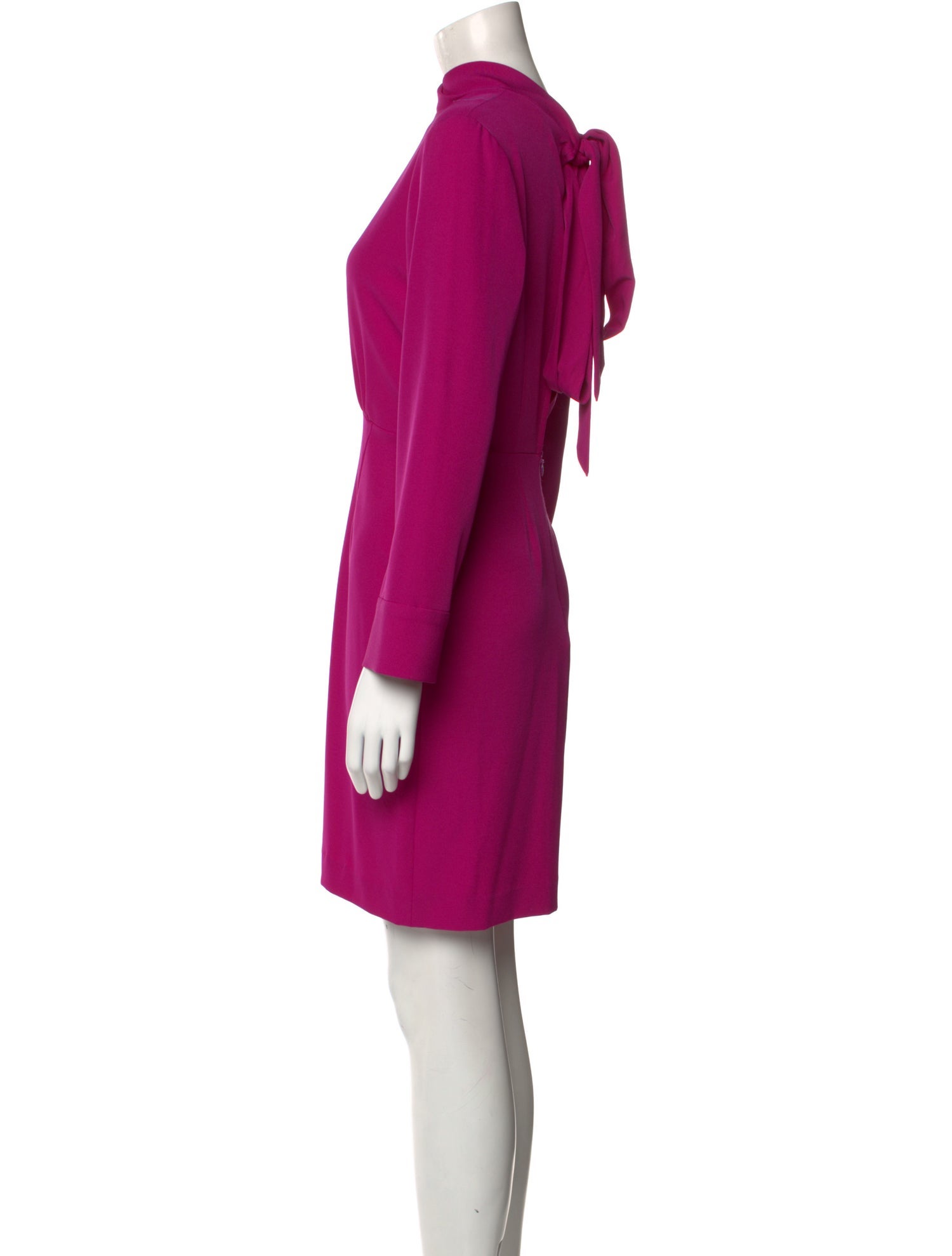 Arias Mock Neck Mini Dress