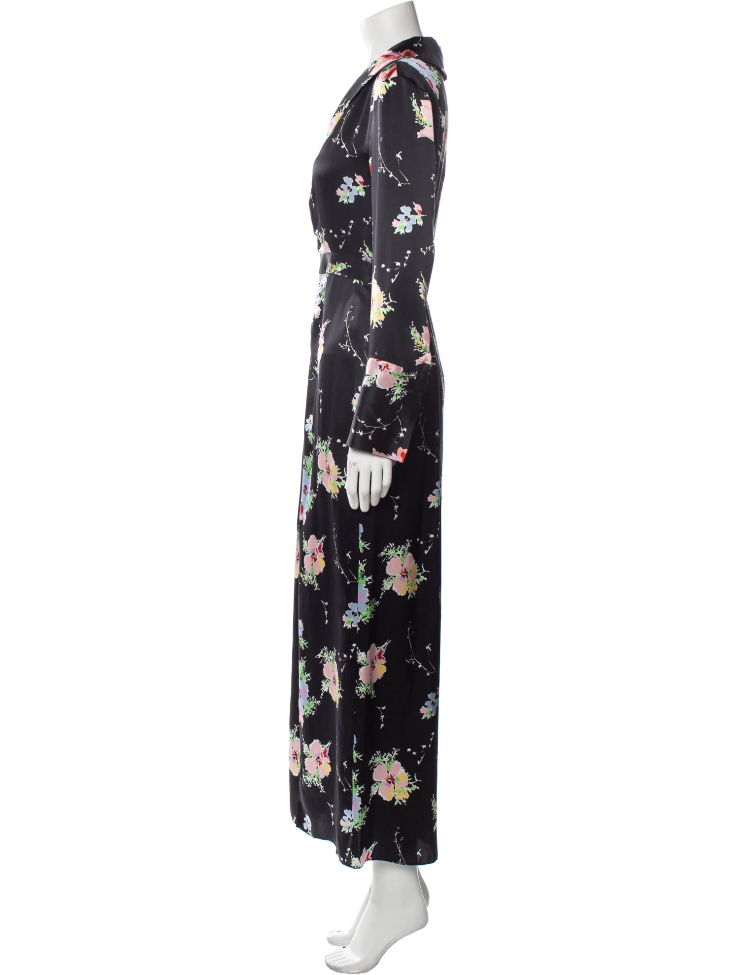 Arias Floral Print Long Dress w/ Tags