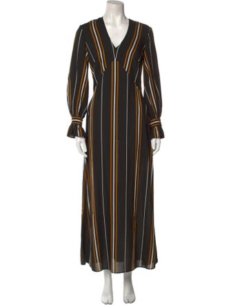 Arias Striped Long Dress