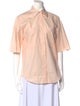 Arias Short Sleeve Button-Up Top