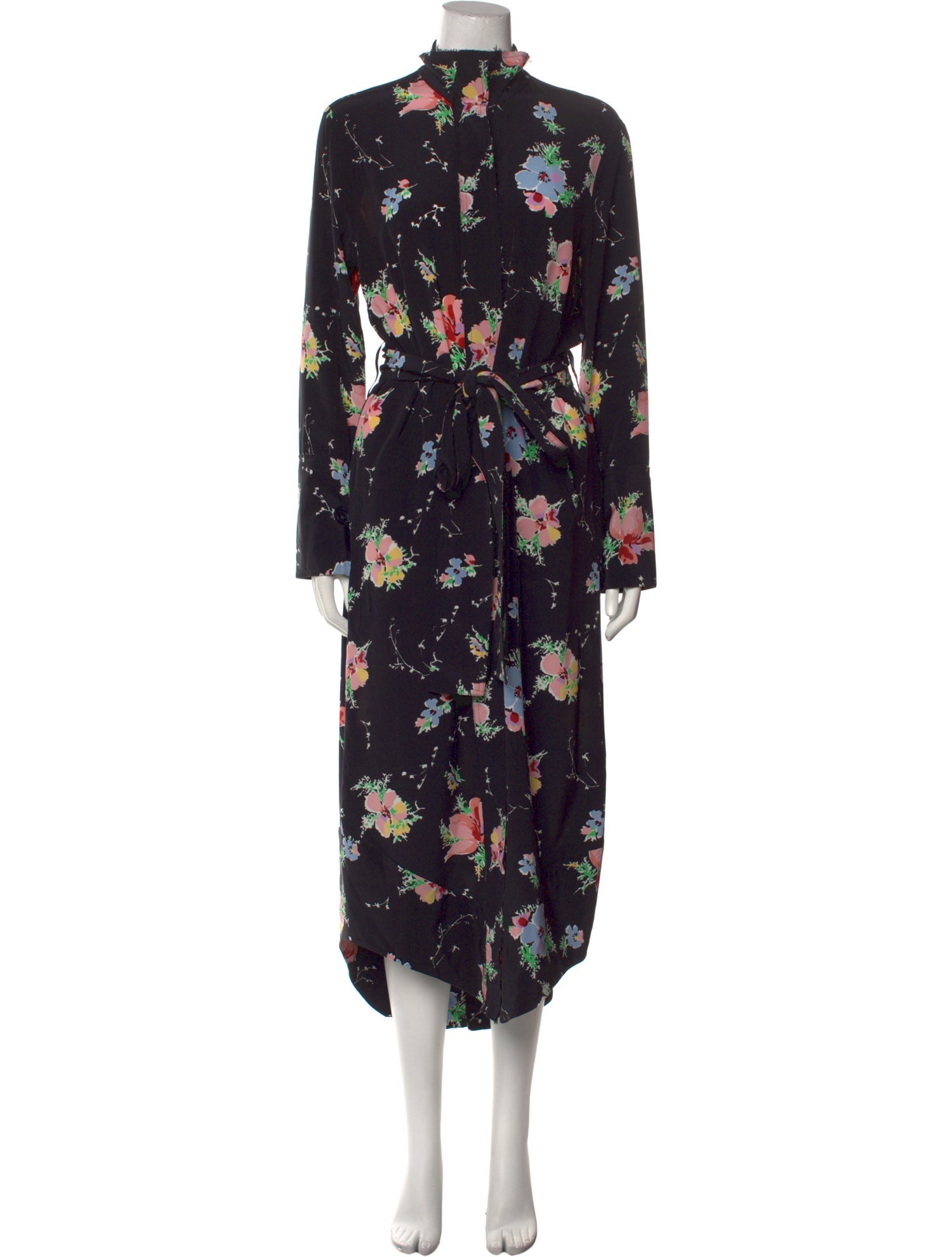 Arias Silk Long Dress