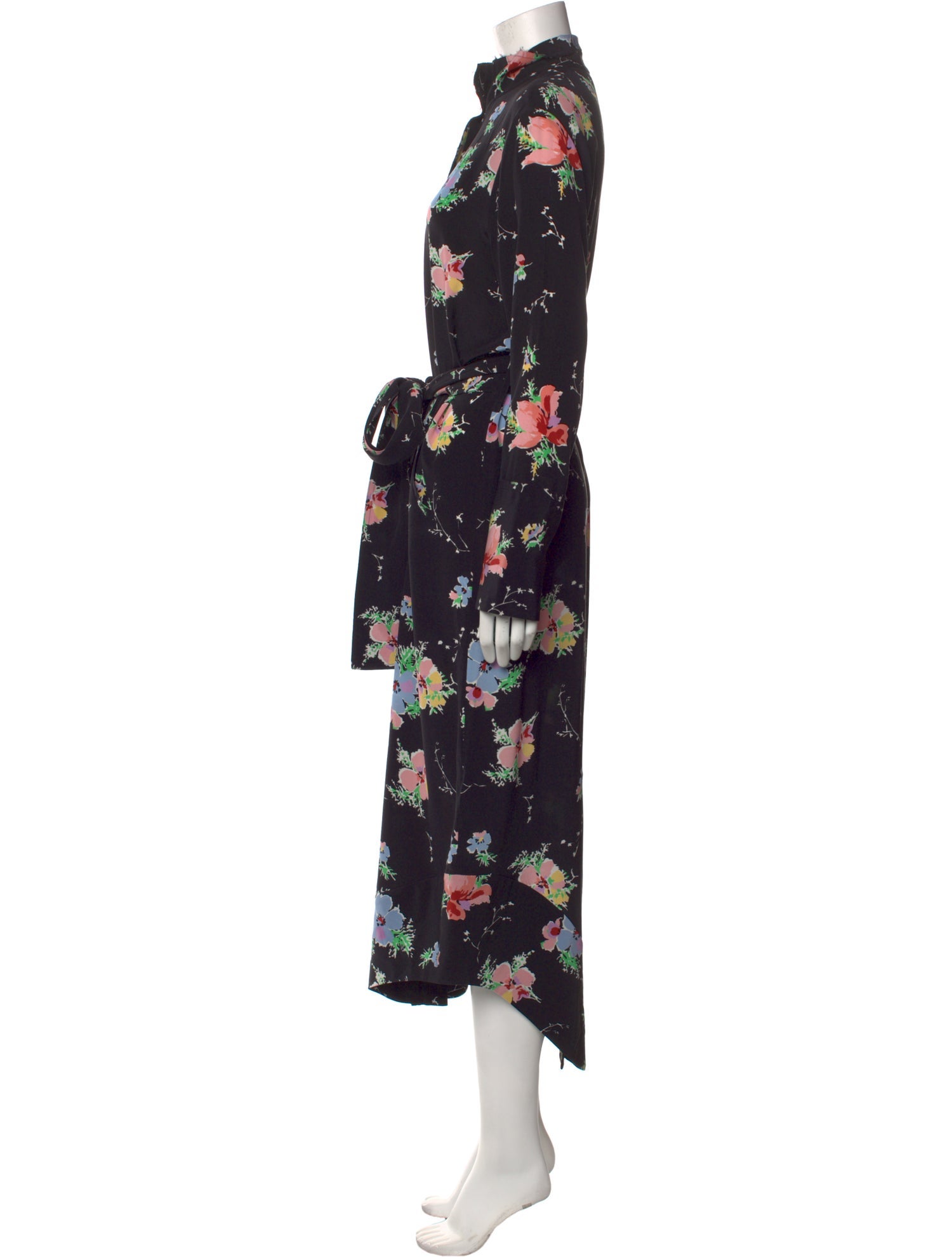 Arias Silk Long Dress