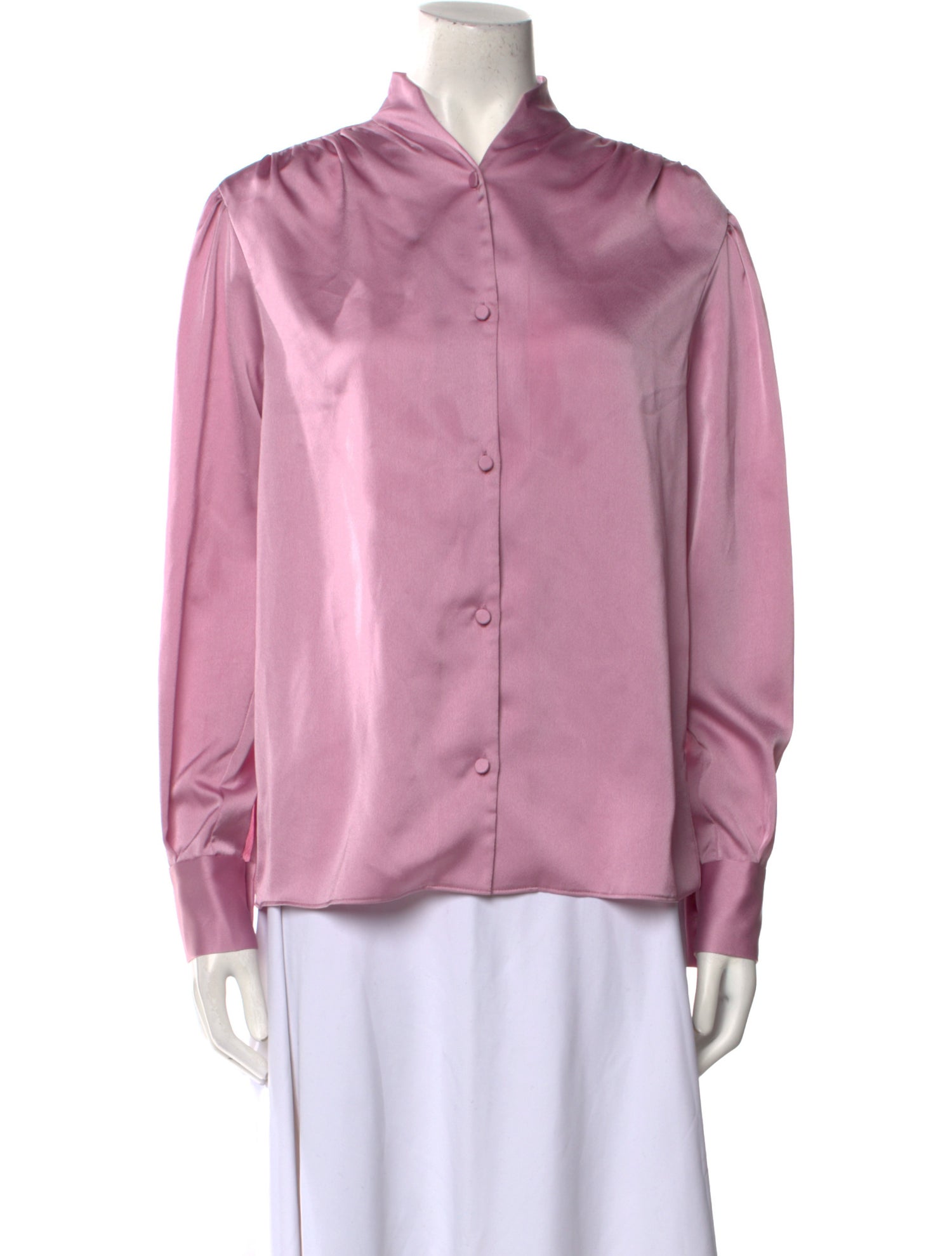 Arias Long Sleeve Button-Up Top