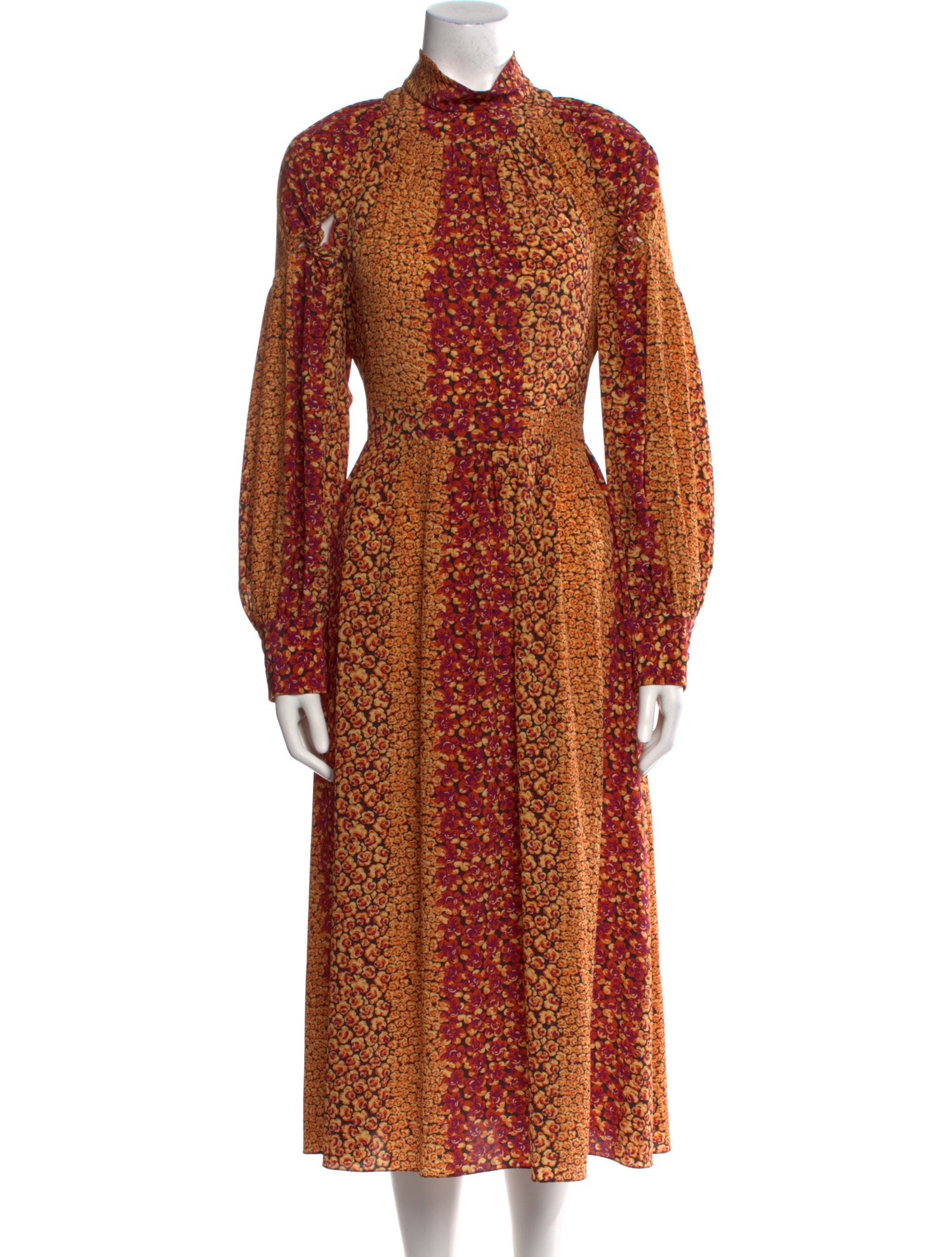 Arias Printed Midi Length Dress