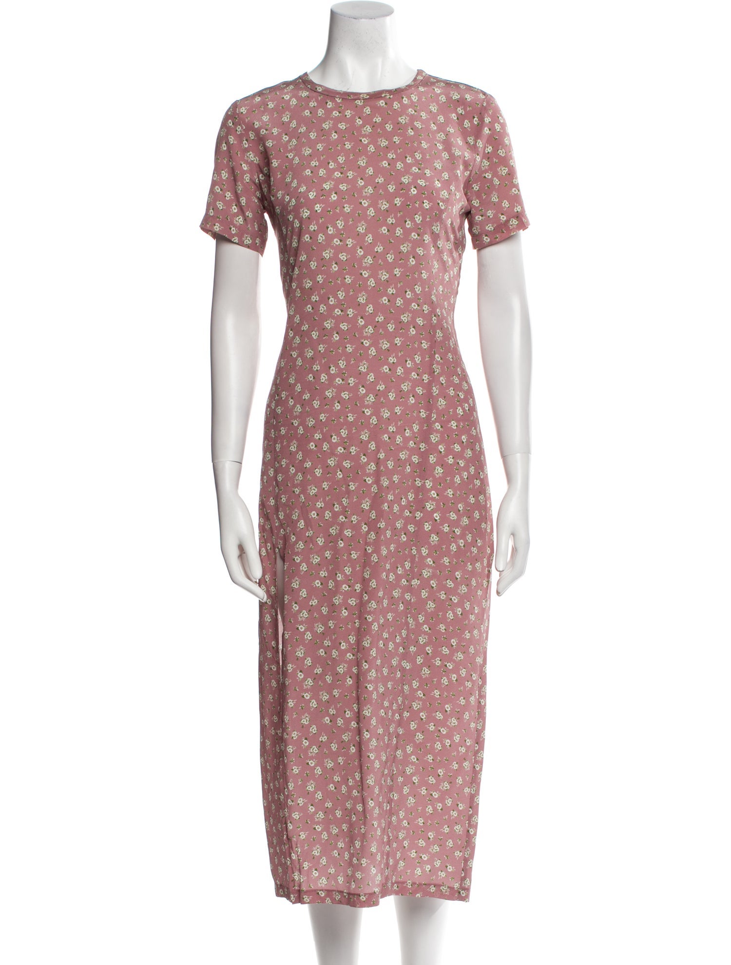 Arias Floral Print Long Dress