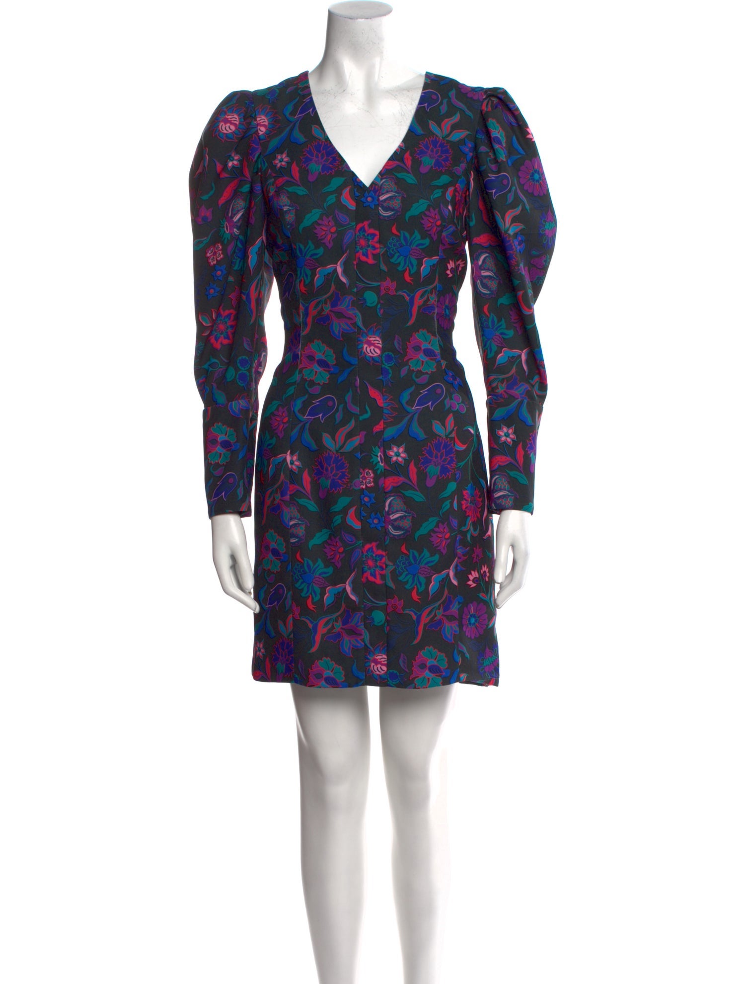 Arias Printed Knee-Length Dress