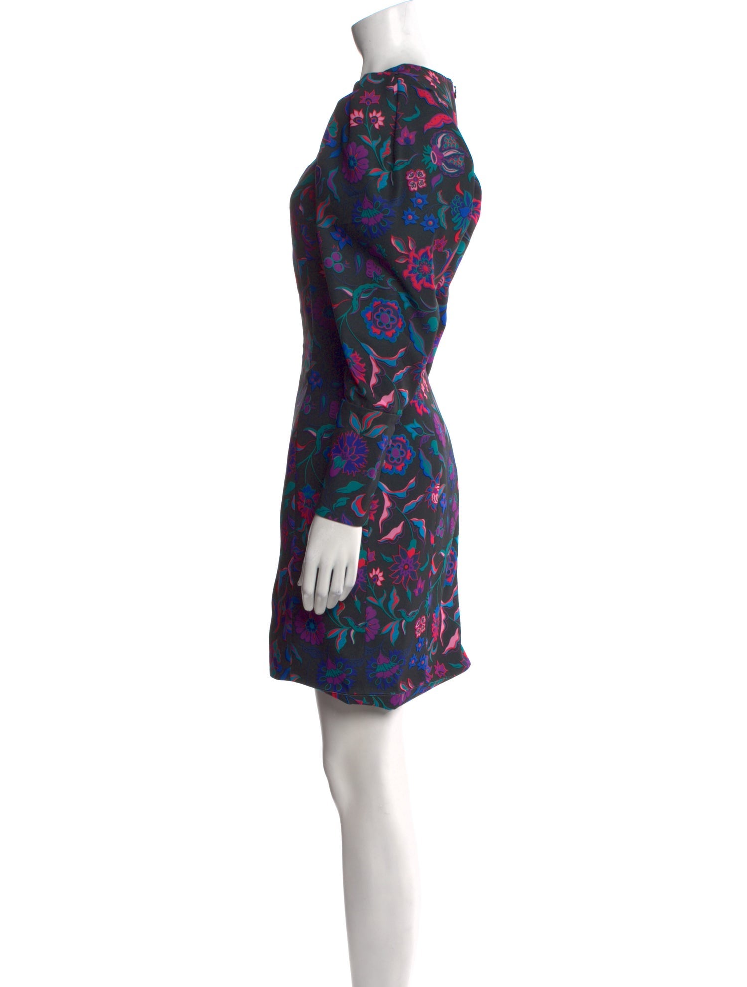 Arias Printed Knee-Length Dress