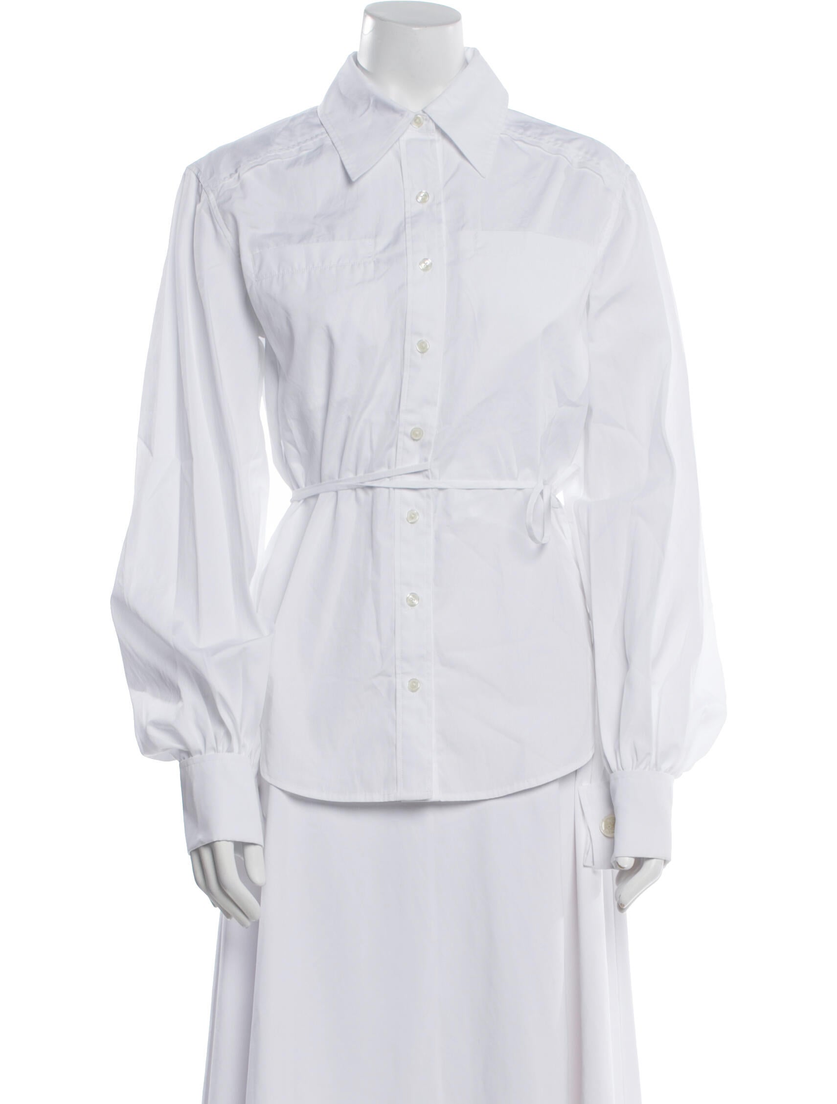 Arias Long Sleeve Button-Up Top w/ Tags