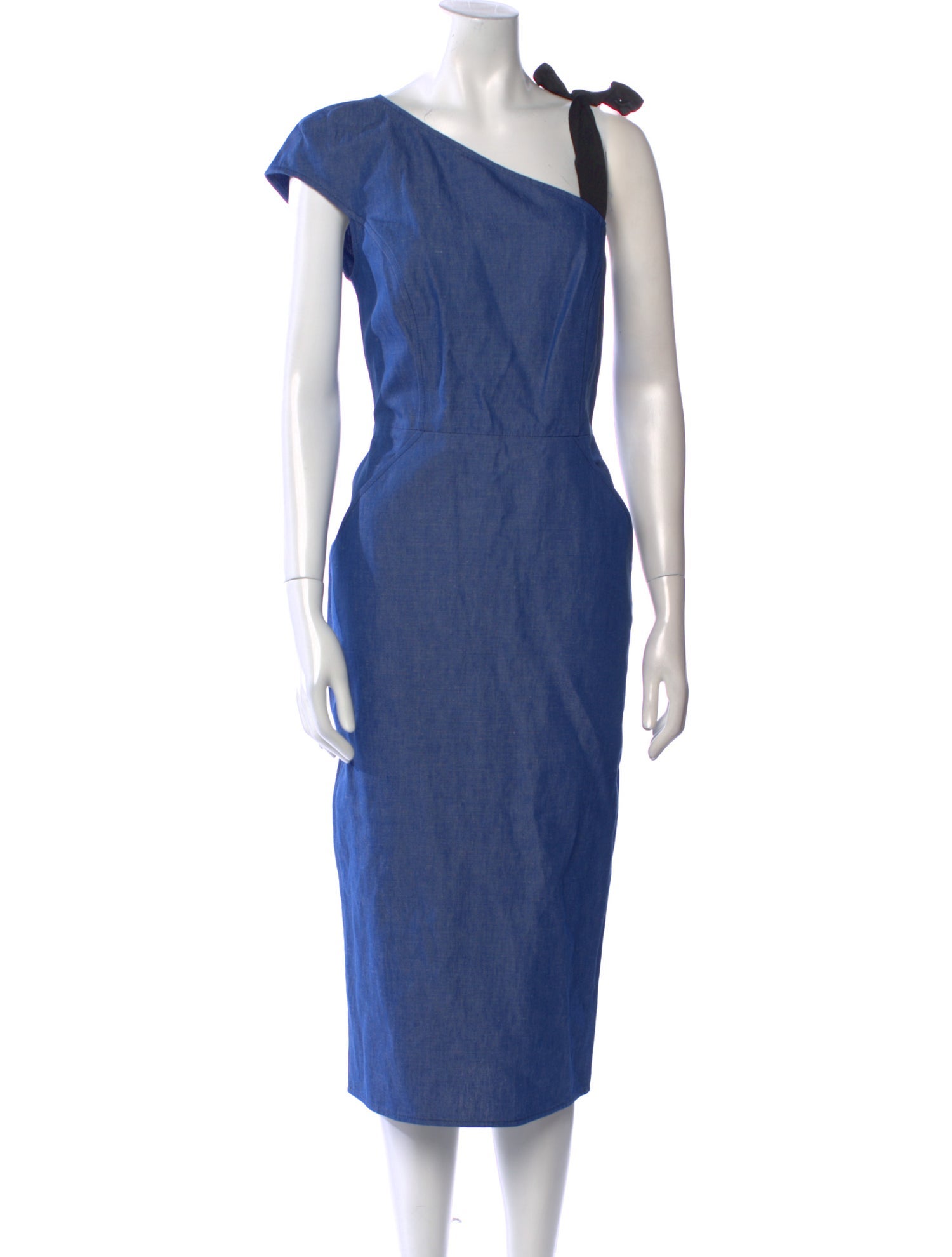 Arias Asymmetrical Midi Length Dress