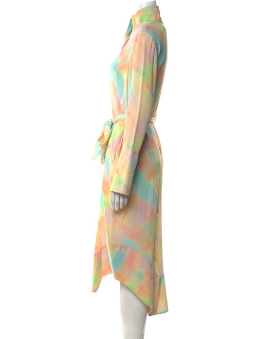 Arias Printed Midi Length Dress