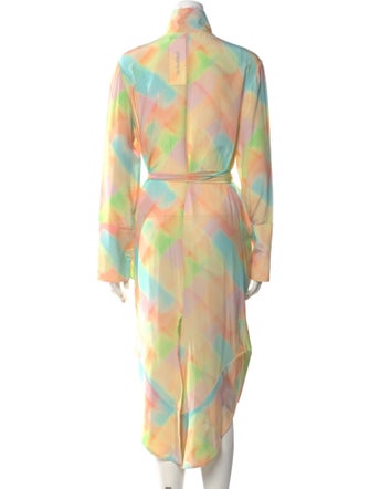 Arias Printed Midi Length Dress