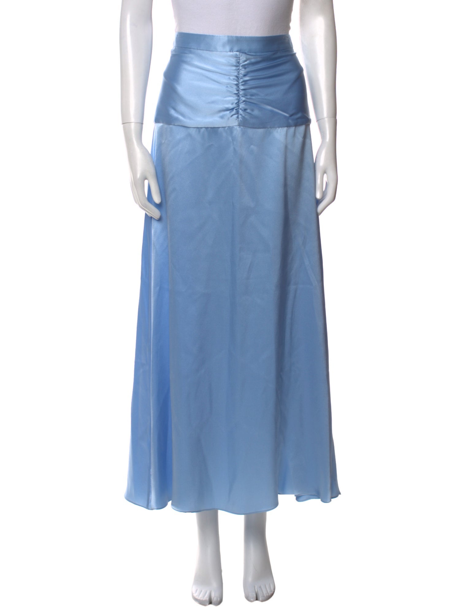 Arias Silk Midi Length Skirt