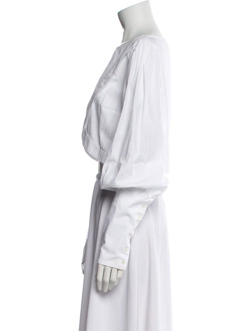 Arias Off-The-Shoulder Long Sleeve Crop Top