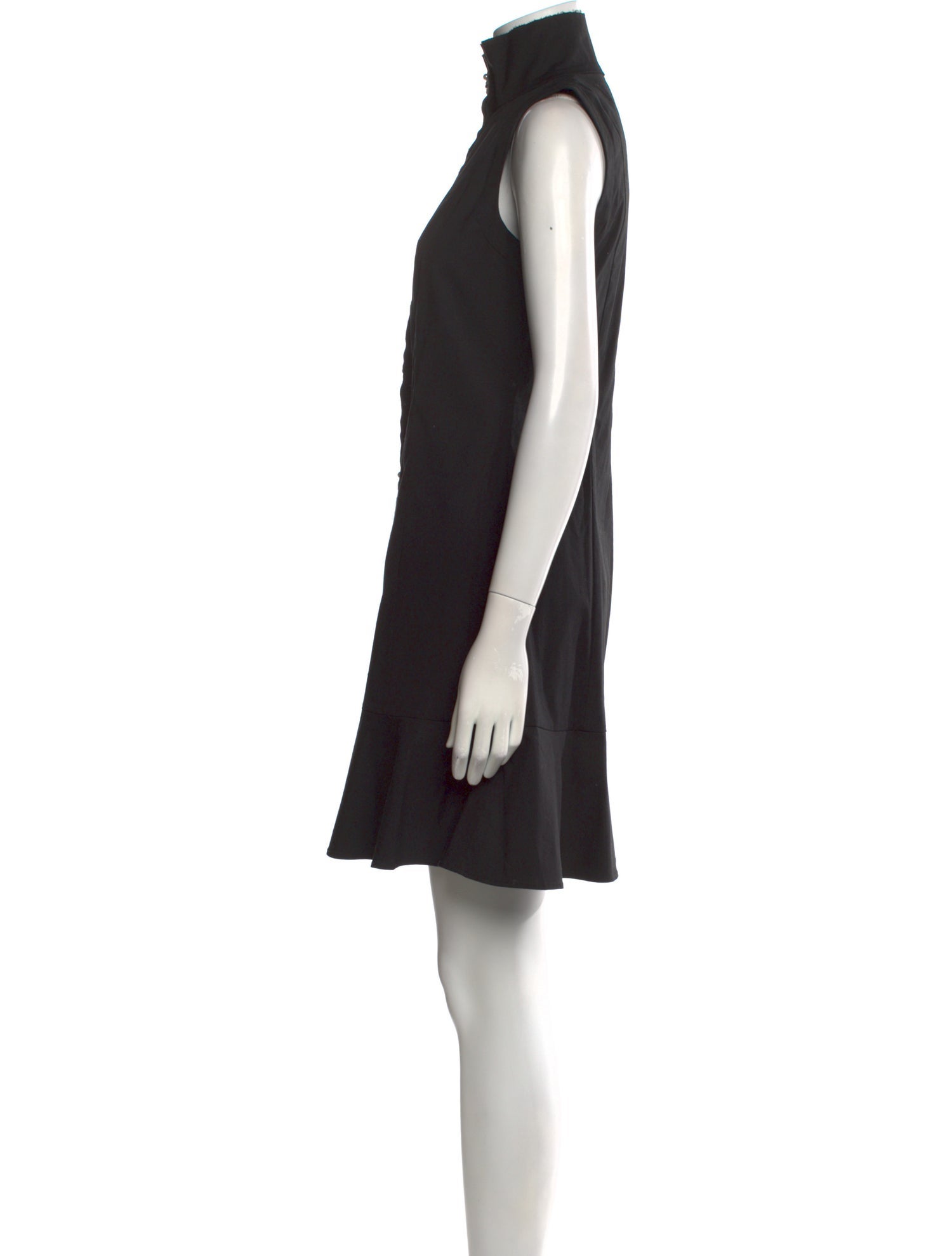 Arias Mock Neck Mini Dress