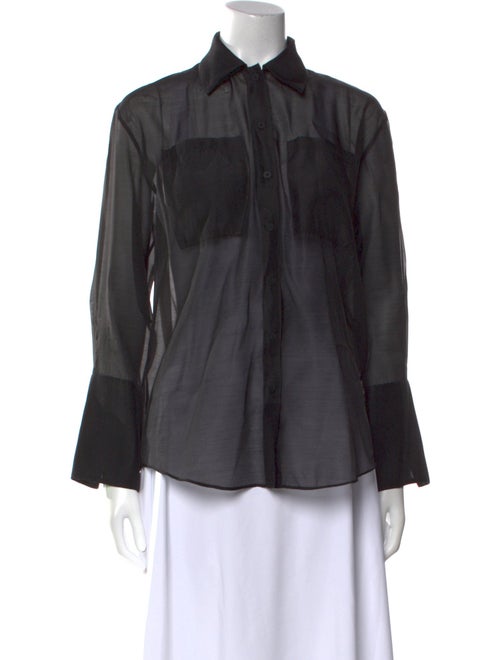 Arias Long Sleeve Button-Up Top