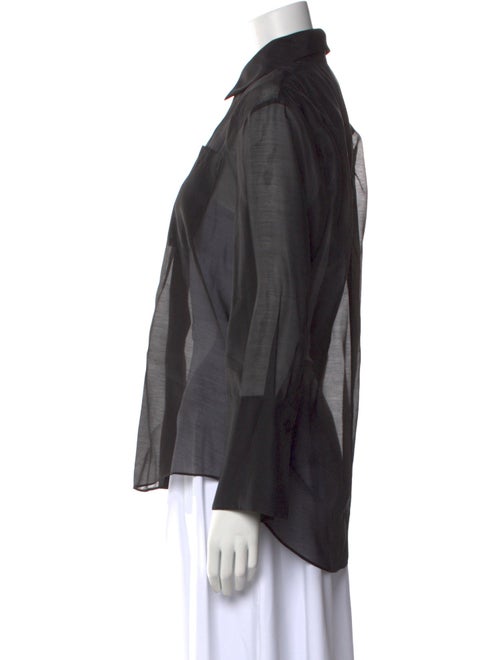 Arias Long Sleeve Button-Up Top