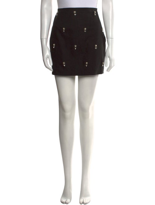 Arias Crystal Embellishments Mini Skirt