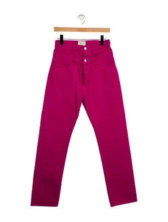 Aries High-Rise Straight Leg Jeans