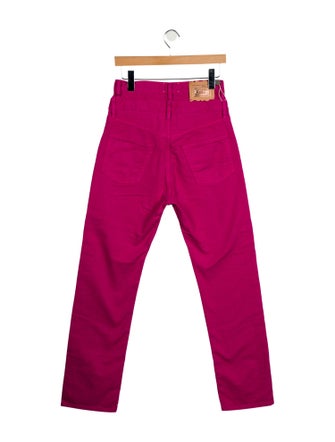 Aries High-Rise Straight Leg Jeans