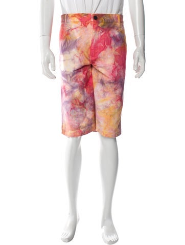 Aries Shorts Tie-Dye Print Flat Front S