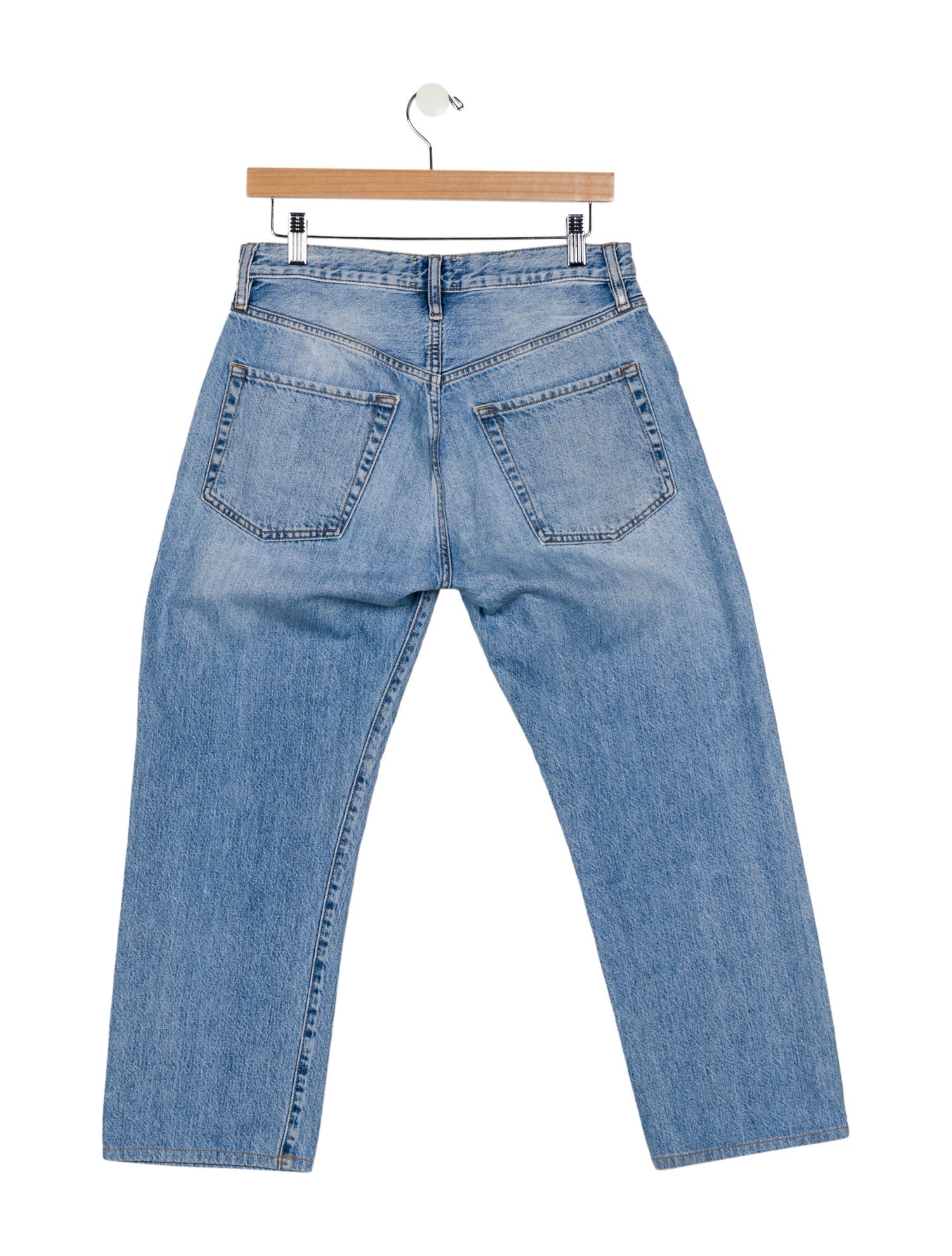Aries Mid-Rise Straight Leg Jeans