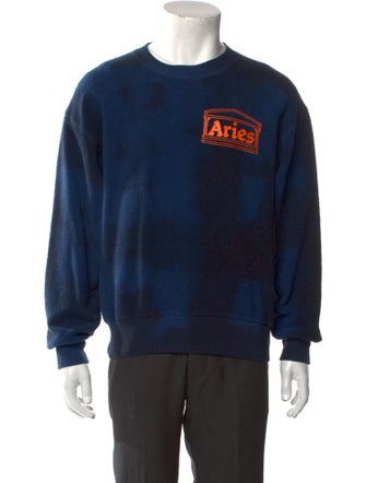 Aries Graphic Print Crew Neck Pullover