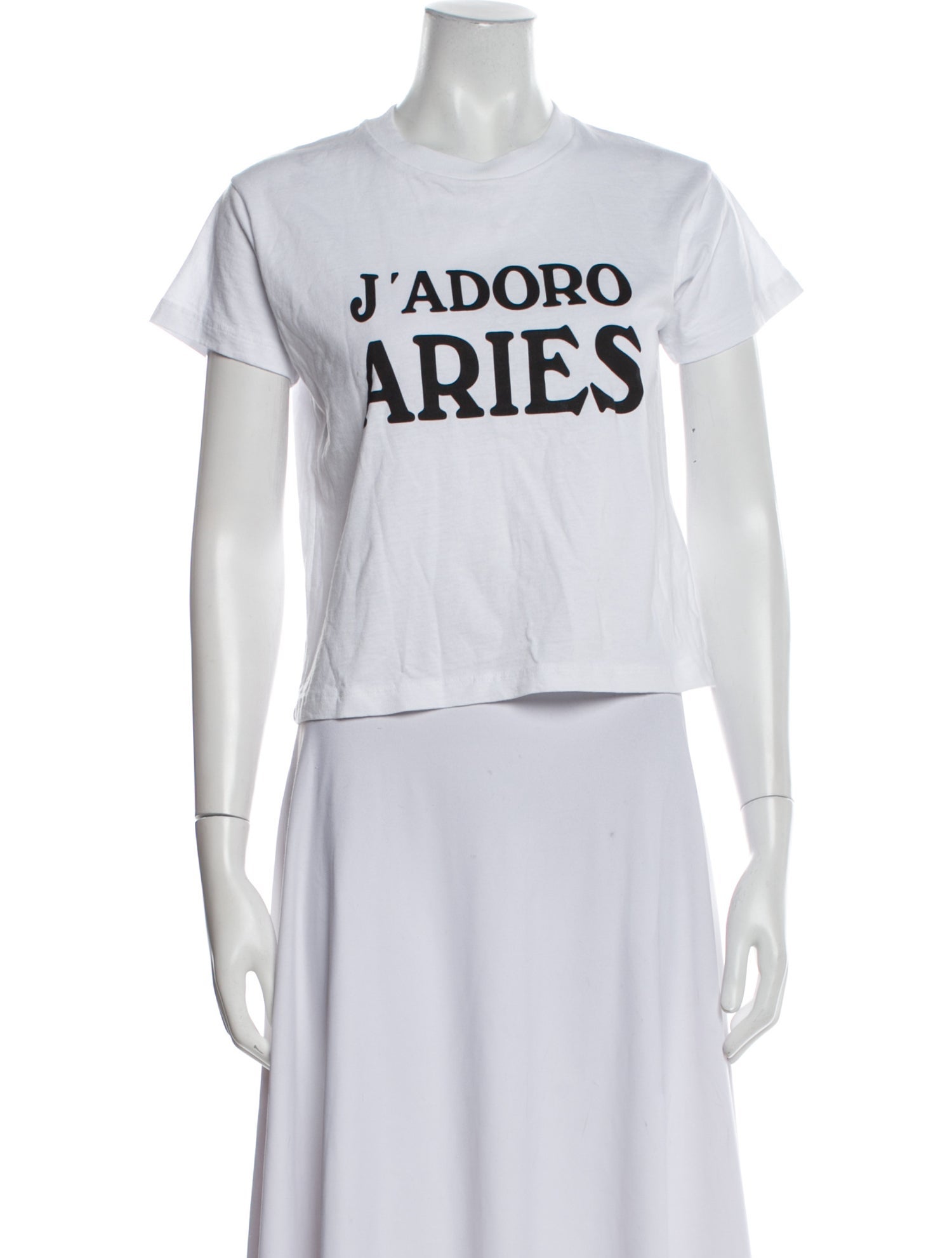 Aries Graphic Print Crew Neck T-Shirt