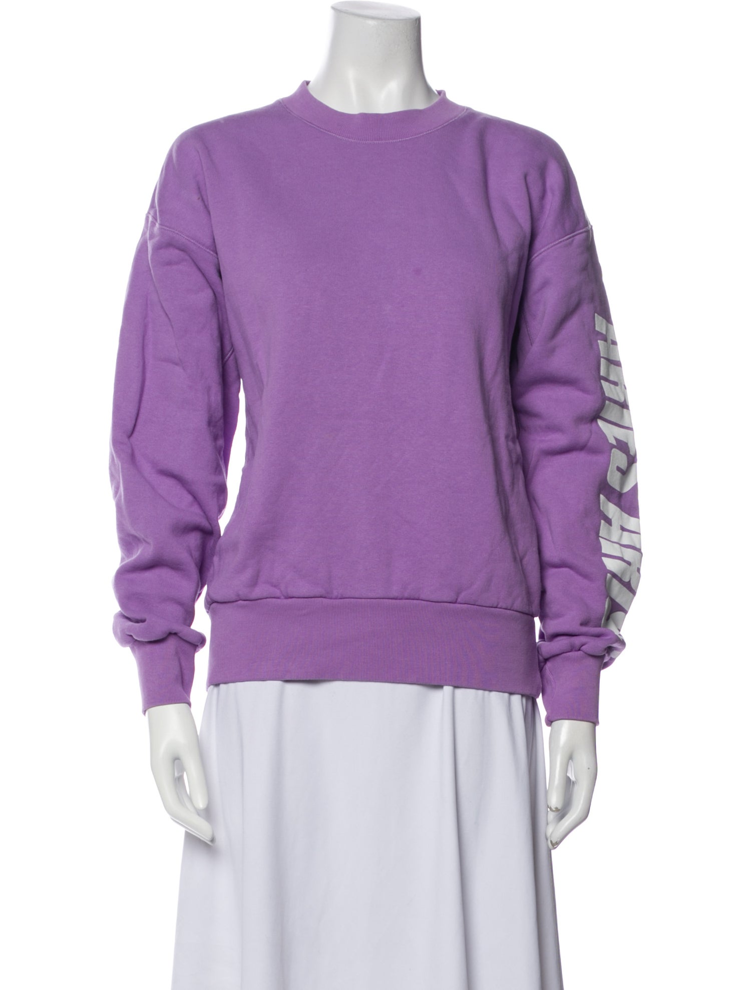 Aries Crew Neck Long Sleeve Sweatshirt