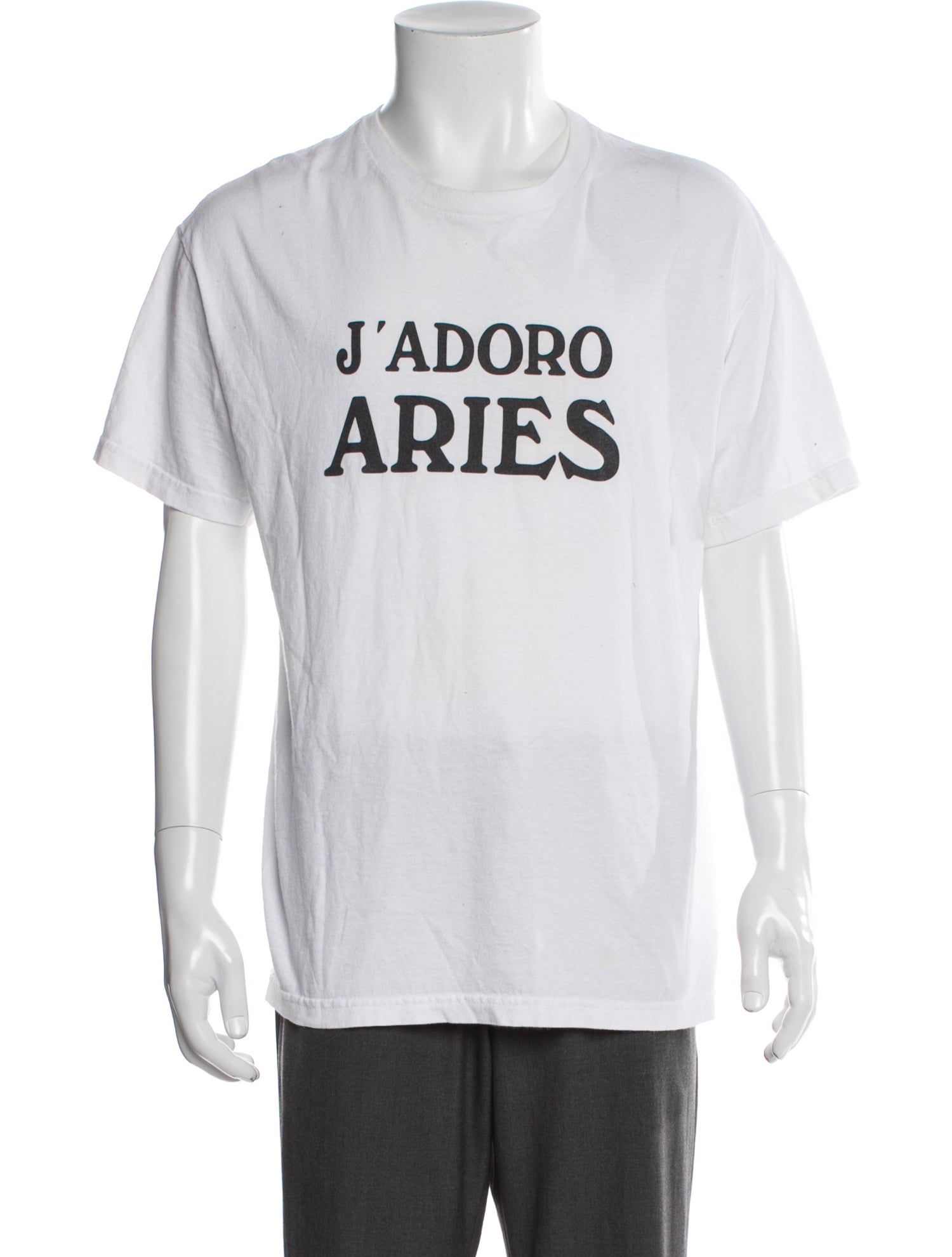 Aries Graphic Print Crew Neck T-Shirt