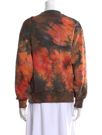 Aries Printed Crew Neck Sweatshirt