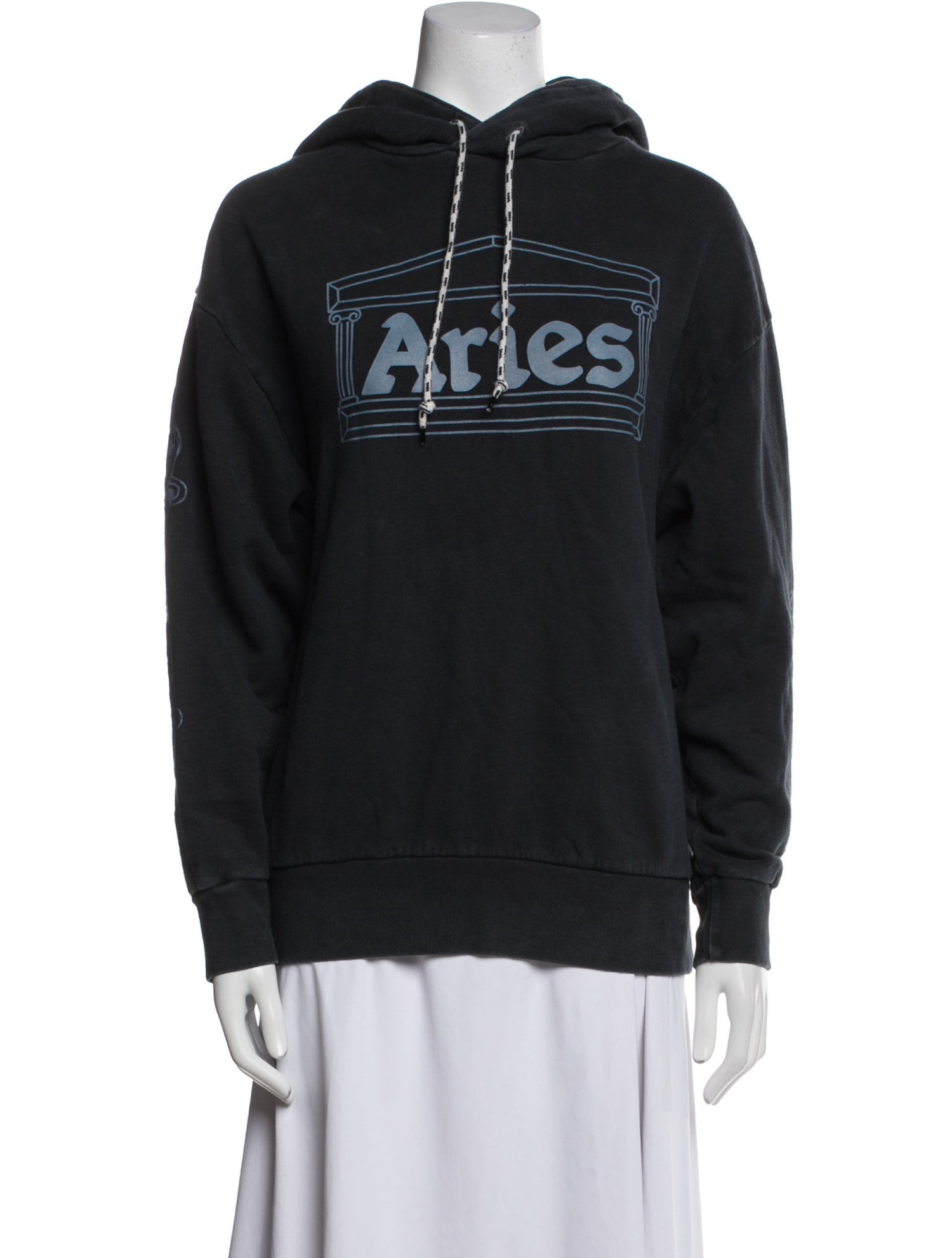 Aries Graphic Print Crew Neck Sweatshirt