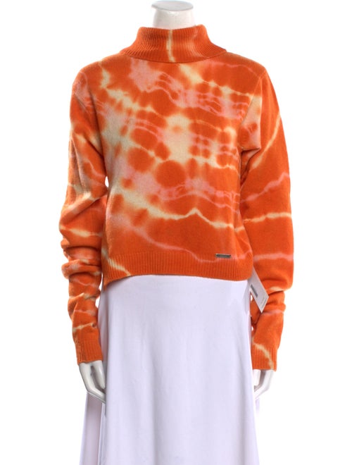 Aries Lambswool Tie-Dye Print Sweater